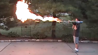 A Flamethrower Trombone That Can Really Fire Balls of Fire